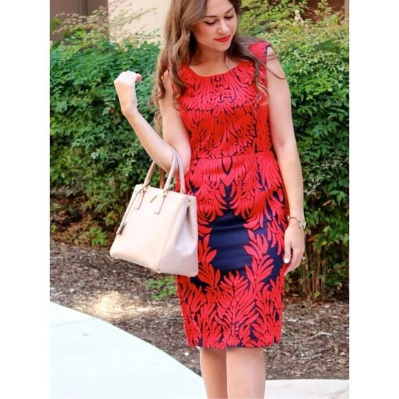 Anthropologie PANKAJ & NIDHI Woman’s 0 Petite Spice Tree Appliqué Sleeveless Dre - Picture 11 of 11